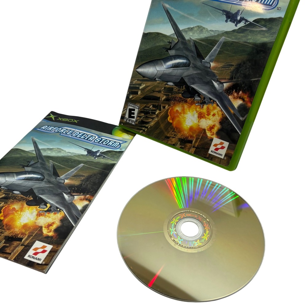 CIB Video Game Original Xbox Airforce Delta Storm‎ Konami